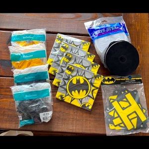 Batman birthday supplies